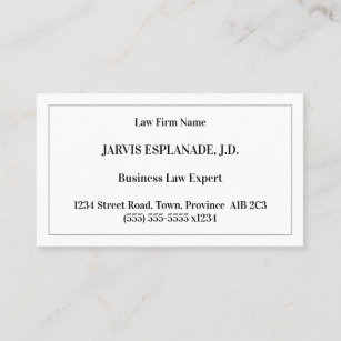 Old Fashioned, Classic Style Business Card