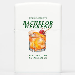 Old Fashioned Cocktail Bachelor Weekend Zippo Lighter