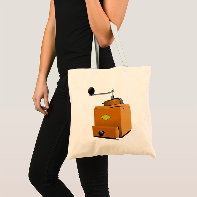 Old Fashioned Coffee Grinder Tote Bag (Creator Uploaded)
