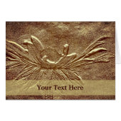 Old Fashioned Daisy Floral Photo Card (Front Horizontal)