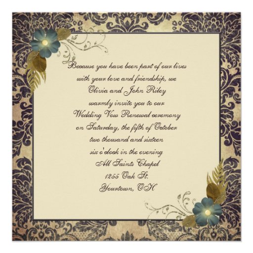 Old Fashioned Invitation 4