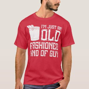 Old Fashioned Drink Cocktail Recipe Whiskey T-Shirt