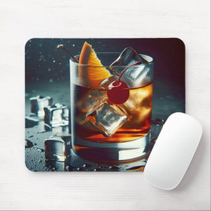 Old Fashioned Drink With Ice Mouse Pad