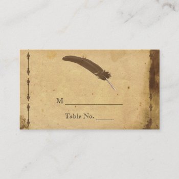 Old Fashioned Elegance Wedding Place Cards by NoteableExpressions at Zazzle