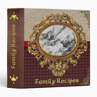 Old Fashioned Family Recipe Binder - Customizable!