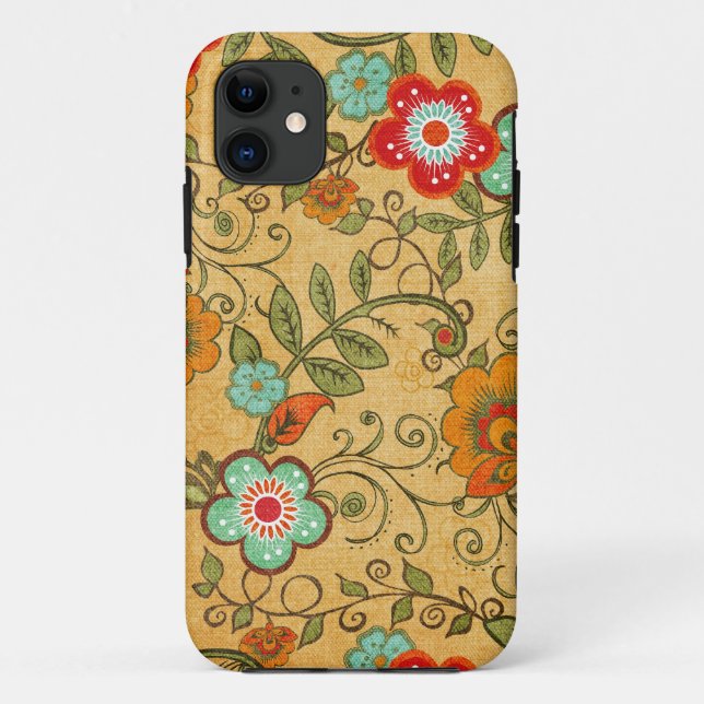 Old-fashioned Floral Case-Mate iPhone Case (Back)