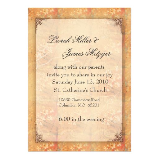 Old Fashioned Invitation 6