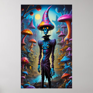  Old Fashioned Fungus Death Magic - Ken Gage Art Poster