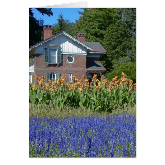Old Fashioned Garden (Vanderbilt Mansion)--Card (Front)