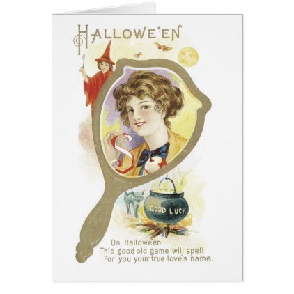 Old-fashioned Halloween Card