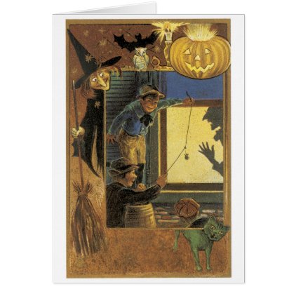 Old-fashioned Halloween Card