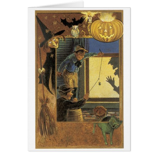 Old-fashioned Halloween Cards (Front)