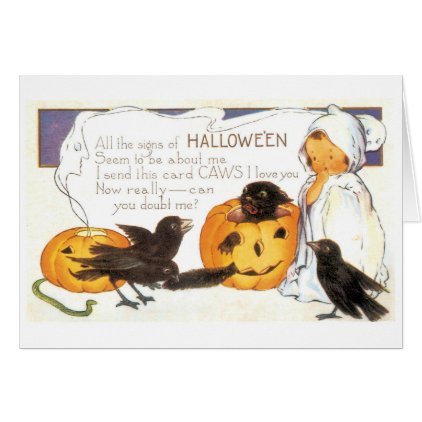 Old-fashioned Halloween, Crow Card