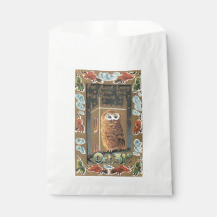 Old-fashioned Halloween, Owl Favor Bag