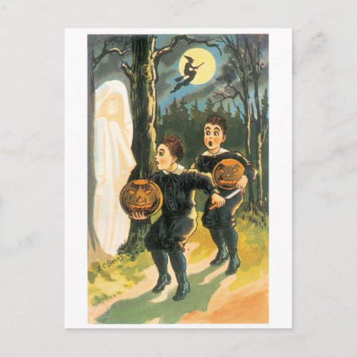 Old_fashioned Halloween Postcard