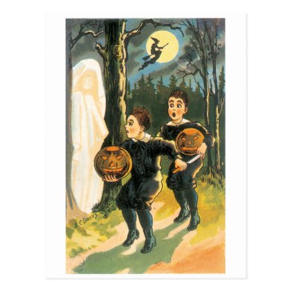 Old-fashioned Halloween Postcard