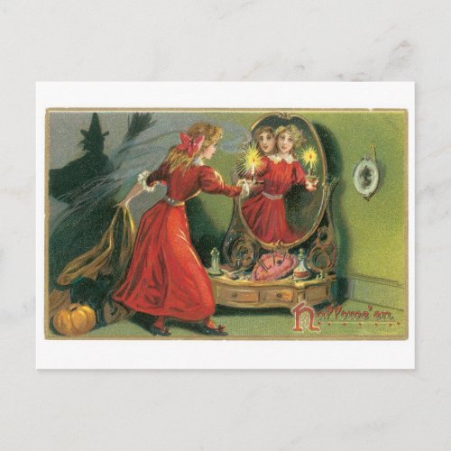 Old_fashioned Halloween Postcard