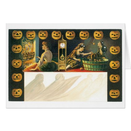 Old-fashioned Halloween, Pumpkin Card