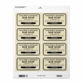 Old Fashioned Handmade Soap Labels for Soapmaking | Zazzle