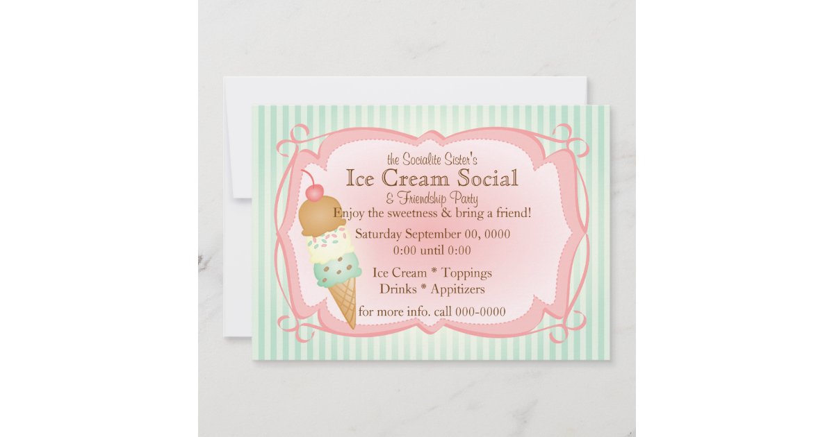 Lilo and Stitch Ice Cream Birthday - Photo Invitation