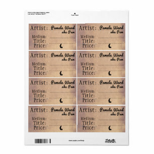 Old fashioned labels