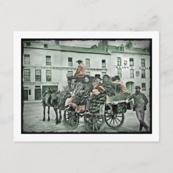 Old-fashioned Mail Cart Postcard by dmorganajonz at Zazzle