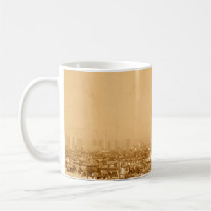 Old-fashioned paris franceparis, aged, ancient, an coffee mug