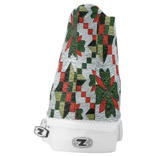 quilted tennis shoes