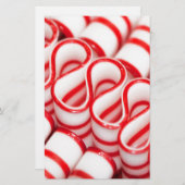 Old Fashioned Red and White Ribbon Candy (Front/Back)