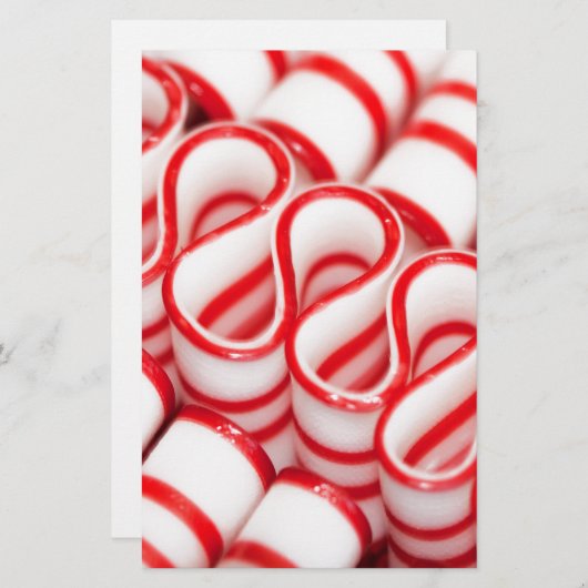 Old Fashioned Red and White Ribbon Candy (Front/Back)
