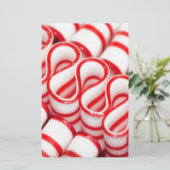 Old Fashioned Red and White Ribbon Candy (Standing Front)