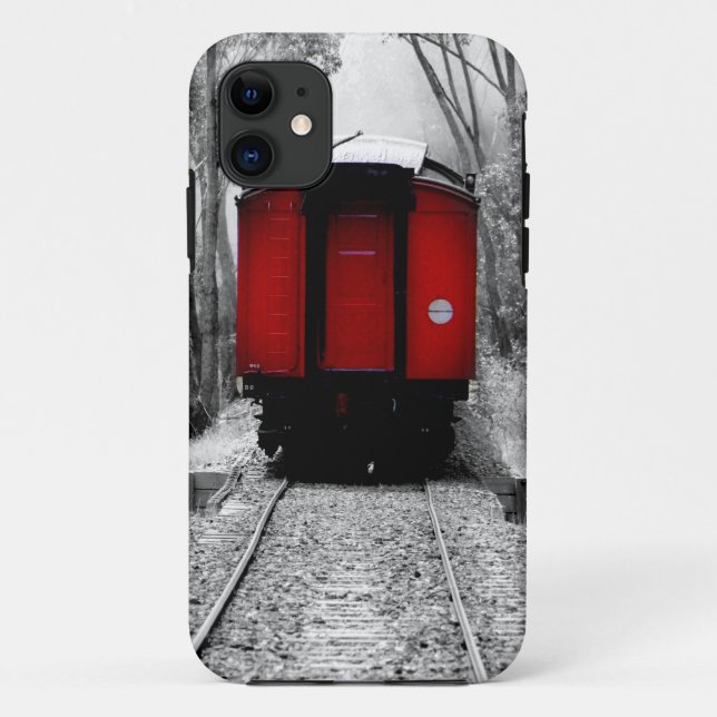 Old Fashioned Red Steam Train Case-Mate iPhone Case (Back)