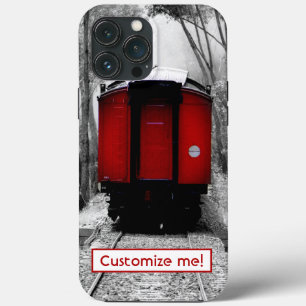 Old Fashioned Red Steam Train iPhone Case