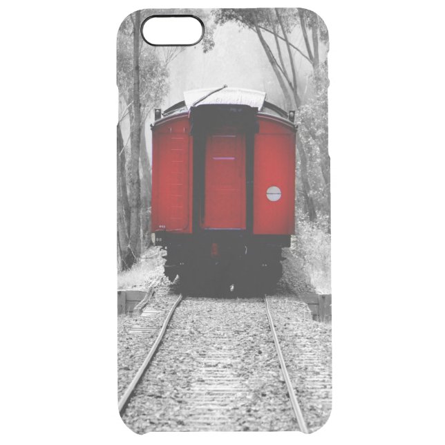 Old Fashioned Red Steam Train Uncommon iPhone Case (Back)