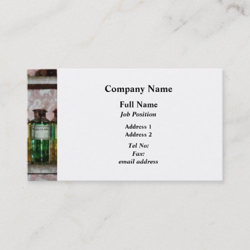 Old Fashioned Remedies Business Card