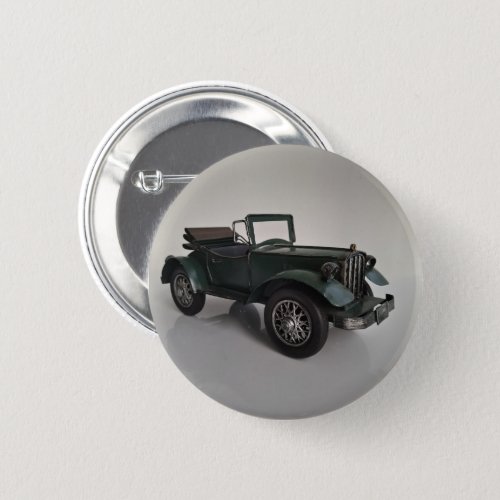 old_fashioned retro style convertible car button