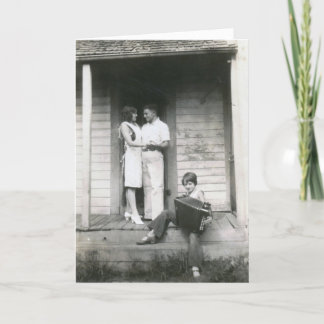 Old-Fashioned Romance Holiday Card