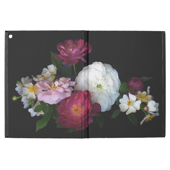 Old Fashioned Rose Flowers iPad Pro Case (Outside)