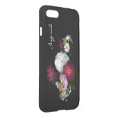 Old Fashioned Rose Garden Flowers iPhone 7 Case (Back/Right)
