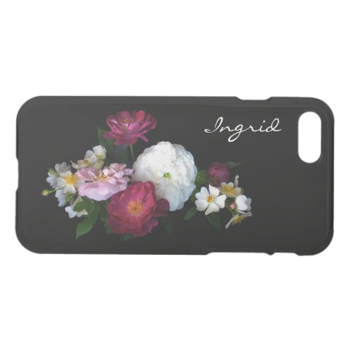 Old Fashioned Rose Garden Flowers iPhone 7 Case