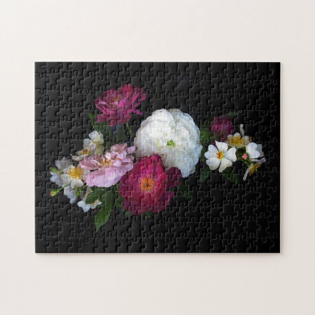 Old Fashioned Roses Jigsaw Puzzle