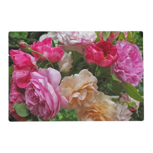 Old Fashioned Roses Laminated Placemat