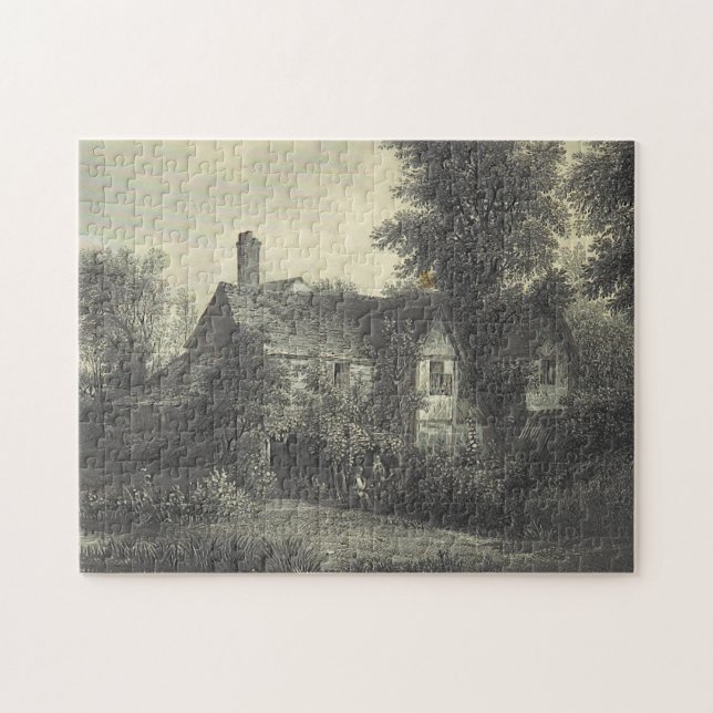 Old Fashioned Rustic House Jigsaw Puzzle (Horizontal)