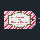 Old Fashioned Santa Christmas Gift Tags<br><div class="desc">Vintage Christmas gift tag.</div>