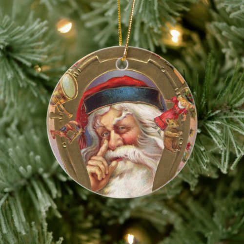 Old Fashioned Santa Christmas Ornament