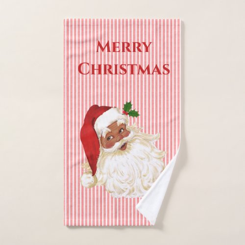 Old Fashioned Santa Claus Hand Towel