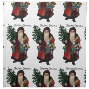 Old Fashioned Santa Claus Napkin