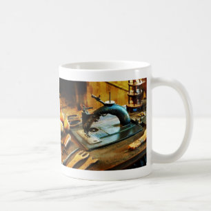 Old-Fashioned Sewing Machine Coffee Mug