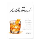 Old Fashioned Sign Signature Drink