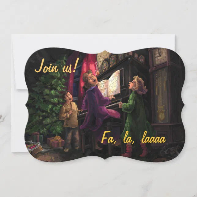 Old Fashioned Sing Along Party Invitation | Zazzle